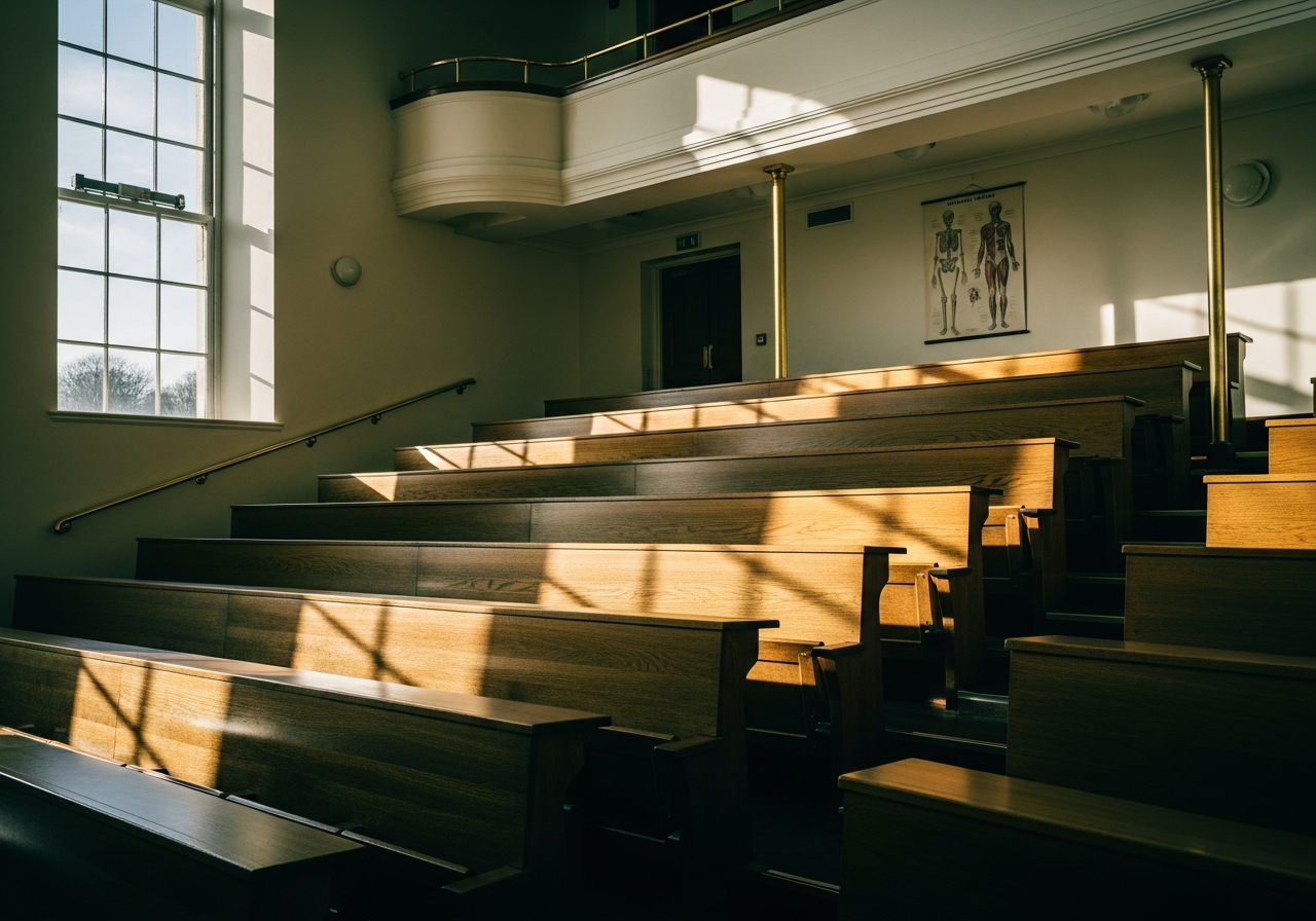The Whitefield lecture theatre on the K. M. Medical College campus